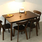 Simplicity Solid Wood Dining Table Rectangle Shape Dining Table with 4 Legs Base Clearhalo ' dining_table' 'Dining Tables & Seating' 'Dining Tables' 'furn' 'furn_dining_table' 'Furniture' 'furniture_dining_table' 'Kitchen & Dining Furniture' 'kitchen&dining_furn' 'kitchen' 'kitchen_dining_table' 3621950
