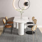 Metal Contemporary Free Form Table Marble Top Table for Dining Room and Kitchen Clearhalo ' dining_table' 'Dining Tables & Seating' 'Dining Tables' 'furn' 'furn_dining_table' 'Furniture' 'furniture_dining_table' 'Kitchen & Dining Furniture' 'kitchen&dining_furn' 'kitchen' 'kitchen_dining_table' 3621988
