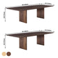 Rectangle Modern Dining Table White Fixed Table with Pinewood Solid Wood Clearhalo ' dining_table' 'Dining Tables & Seating' 'Dining Tables' 'furn' 'furn_dining_table' 'Furniture' 'furniture_dining_table' 'Kitchen & Dining Furniture' 'kitchen&dining_furn' 'kitchen' 'kitchen_dining_table' 3621995