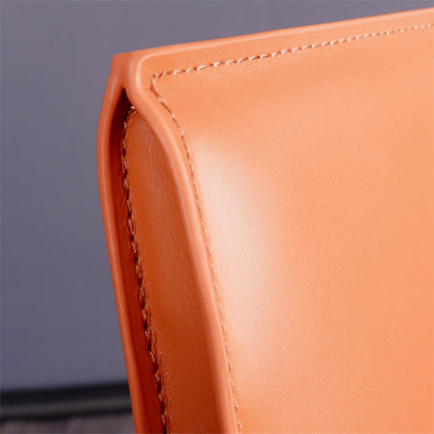 Faux Leather Modern Dining Room Chair Matte Finish Solid Back Dining Arm Chairs Clearhalo ' kitchen&dining_furn' 'Dining Chairs' 'Dining Tables & Seating' 'dining_chair' 'furn' 'furn_dining_chair' 'Furniture' 'furniture_dining_chair' 'Kitchen & Dining Furniture' 'kitchen' 3622780