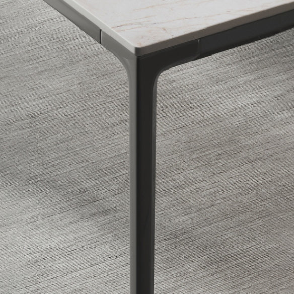 Minimalist White Brown Rectangle Shape Dining Set Kitchen Standard Dining Set with 4 Legs Table Clearhalo 'Dining Room Sets' 'Dining Tables & Seating' 'dining_room_set' 'furn' 'furn_dining_room_set' 'Furniture' 'furniture_dining_room_set' 'Kitchen & Dining Furniture' 'kitchen&dining_furn' 'kitchen' 3625111