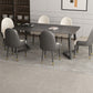 Minimalist Traditional Height Sintered Stone Top Dining Table Rectangle Dining Room Set For Kitchen Clearhalo 'Dining Room Sets' 'Dining Tables & Seating' 'dining_room_set' 'furn' 'furn_dining_room_set' 'Furniture' 'furniture_dining_room_set' 'Kitchen & Dining Furniture' 'kitchen&dining_furn' 'kitchen' 3625119