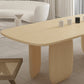 Pine Solid Wood Table Modern Rectangle Dining Table with 3 Legs for Restaurant Clearhalo ' dining_table' 'Dining Tables & Seating' 'Dining Tables' 'furn' 'furn_dining_table' 'Furniture' 'furniture_dining_table' 'Kitchen & Dining Furniture' 'kitchen&dining_furn' 'kitchen' 'kitchen_dining_table' 3642309