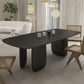 Pine Solid Wood Table Modern Rectangle Dining Table with 3 Legs for Restaurant Clearhalo ' dining_table' 'Dining Tables & Seating' 'Dining Tables' 'furn' 'furn_dining_table' 'Furniture' 'furniture_dining_table' 'Kitchen & Dining Furniture' 'kitchen&dining_furn' 'kitchen' 'kitchen_dining_table' 3642311