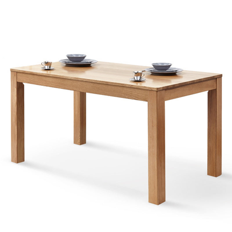 Rectangle Oak Solid Wood Table Modern Dining Table with 4 Legs for Restaurant Without Chairs Clearhalo ' dining_table' 'Dining Tables & Seating' 'Dining Tables' 'furn' 'furn_dining_table' 'Furniture' 'furniture_dining_table' 'Kitchen & Dining Furniture' 'kitchen&dining_furn' 'kitchen' 'kitchen_dining_table' 3642338