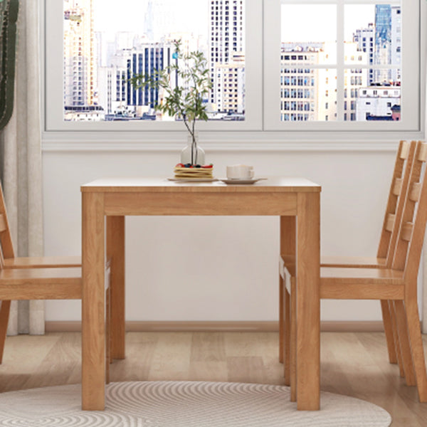 Rectangle Oak Solid Wood Table Modern Dining Table with 4 Legs for Restaurant Clearhalo ' dining_table' 'Dining Tables & Seating' 'Dining Tables' 'furn' 'furn_dining_table' 'Furniture' 'furniture_dining_table' 'Kitchen & Dining Furniture' 'kitchen&dining_furn' 'kitchen' 'kitchen_dining_table' 3642349