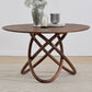 Round Dining Table Simplicity Dinner Room Solid Wood Table with Pedestal Table Clearhalo ' dining_table' 'Dining Tables & Seating' 'Dining Tables' 'furn' 'furn_dining_table' 'Furniture' 'furniture_dining_table' 'Kitchen & Dining Furniture' 'kitchen&dining_furn' 'kitchen' 'kitchen_dining_table' 3642365