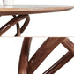 Round Dining Table Simplicity Dinner Room Solid Wood Table with Pedestal Table Clearhalo ' dining_table' 'Dining Tables & Seating' 'Dining Tables' 'furn' 'furn_dining_table' 'Furniture' 'furniture_dining_table' 'Kitchen & Dining Furniture' 'kitchen&dining_furn' 'kitchen' 'kitchen_dining_table' 3642368
