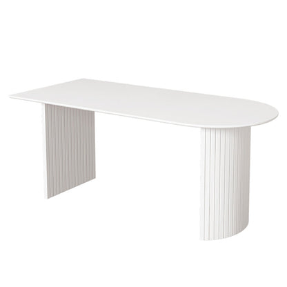Contemporary Dining Table Pine Solid Wood Table with Double Pedestal for Home Kitchen Dinner Without Chairs Clearhalo ' dining_table' 'Dining Tables & Seating' 'Dining Tables' 'furn' 'furn_dining_table' 'Furniture' 'furniture_dining_table' 'Kitchen & Dining Furniture' 'kitchen&dining_furn' 'kitchen' 'kitchen_dining_table' 3642390