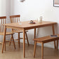 Contemporary Rectangle Dining Table Solid Wood Table with 4 Leg for Home Kitchen Dinner Clearhalo ' dining_table' 'Dining Tables & Seating' 'Dining Tables' 'furn' 'furn_dining_table' 'Furniture' 'furniture_dining_table' 'Kitchen & Dining Furniture' 'kitchen&dining_furn' 'kitchen' 'kitchen_dining_table' 3642414