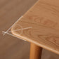 Contemporary Rectangle Dining Table Solid Wood Table with 4 Leg for Home Kitchen Dinner Clearhalo ' dining_table' 'Dining Tables & Seating' 'Dining Tables' 'furn' 'furn_dining_table' 'Furniture' 'furniture_dining_table' 'Kitchen & Dining Furniture' 'kitchen&dining_furn' 'kitchen' 'kitchen_dining_table' 3642420