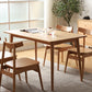 Contemporary Rectangle Dining Table Solid Wood Table with 4 Leg for Home Kitchen Dinner Clearhalo ' dining_table' 'Dining Tables & Seating' 'Dining Tables' 'furn' 'furn_dining_table' 'Furniture' 'furniture_dining_table' 'Kitchen & Dining Furniture' 'kitchen&dining_furn' 'kitchen' 'kitchen_dining_table' 3642423