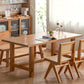 Rectangle Table Dining Table Simplicity Dinner Room Solid Wood Table with 4 Legs Base Clearhalo ' dining_table' 'Dining Tables & Seating' 'Dining Tables' 'furn' 'furn_dining_table' 'Furniture' 'furniture_dining_table' 'Kitchen & Dining Furniture' 'kitchen&dining_furn' 'kitchen' 'kitchen_dining_table' 3642424