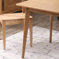 Contemporary Rectangle Dining Table Oak Solid Wood Table with 4 Legs for Home Kitchen Dinner Clearhalo ' dining_table' 'Dining Tables & Seating' 'Dining Tables' 'furn' 'furn_dining_table' 'Furniture' 'furniture_dining_table' 'Kitchen & Dining Furniture' 'kitchen&dining_furn' 'kitchen' 'kitchen_dining_table' 3642439