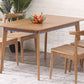 Contemporary Rectangle Dining Table Oak Solid Wood Table with 4 Legs for Home Kitchen Dinner Clearhalo ' dining_table' 'Dining Tables & Seating' 'Dining Tables' 'furn' 'furn_dining_table' 'Furniture' 'furniture_dining_table' 'Kitchen & Dining Furniture' 'kitchen&dining_furn' 'kitchen' 'kitchen_dining_table' 3642442
