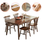Contemporary Rectangle Dining Table Rubberwood Solid Wood Table with 4 Legs for Home Kitchen Dinner Clearhalo ' dining_table' 'Dining Tables & Seating' 'Dining Tables' 'furn' 'furn_dining_table' 'Furniture' 'furniture_dining_table' 'Kitchen & Dining Furniture' 'kitchen&dining_furn' 'kitchen' 'kitchen_dining_table' 3642450