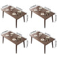Contemporary Rectangle Dining Table Rubberwood Solid Wood Table with 4 Legs for Home Kitchen Dinner Clearhalo ' dining_table' 'Dining Tables & Seating' 'Dining Tables' 'furn' 'furn_dining_table' 'Furniture' 'furniture_dining_table' 'Kitchen & Dining Furniture' 'kitchen&dining_furn' 'kitchen' 'kitchen_dining_table' 3642456