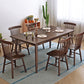 Contemporary Rectangle Dining Table Rubberwood Solid Wood Table with 4 Legs for Home Kitchen Dinner Clearhalo ' dining_table' 'Dining Tables & Seating' 'Dining Tables' 'furn' 'furn_dining_table' 'Furniture' 'furniture_dining_table' 'Kitchen & Dining Furniture' 'kitchen&dining_furn' 'kitchen' 'kitchen_dining_table' 3642459