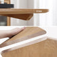 Contemporary Rectangle Dining Table Oak Solid Wood Table with Double Pedestal Clearhalo ' dining_table' 'Dining Tables & Seating' 'Dining Tables' 'furn' 'furn_dining_table' 'Furniture' 'furniture_dining_table' 'Kitchen & Dining Furniture' 'kitchen&dining_furn' 'kitchen' 'kitchen_dining_table' 3642466