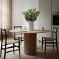 Contemporary Round Dining Table Ash Solid Wood Table with Pedestal Base Clearhalo ' dining_table' 'Dining Tables & Seating' 'Dining Tables' 'furn' 'furn_dining_table' 'Furniture' 'furniture_dining_table' 'Kitchen & Dining Furniture' 'kitchen&dining_furn' 'kitchen' 'kitchen_dining_table' 3642480