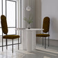 Round Shape Two-Color Dining Table Sintered Stone Table Contemporary with 3 Legs Clearhalo ' dining_table' 'Dining Tables & Seating' 'Dining Tables' 'furn' 'furn_dining_table' 'Furniture' 'furniture_dining_table' 'Kitchen & Dining Furniture' 'kitchen&dining_furn' 'kitchen' 'kitchen_dining_table' 3642486