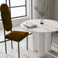 Round Shape Two-Color Dining Table Sintered Stone Table Contemporary with 3 Legs Clearhalo ' dining_table' 'Dining Tables & Seating' 'Dining Tables' 'furn' 'furn_dining_table' 'Furniture' 'furniture_dining_table' 'Kitchen & Dining Furniture' 'kitchen&dining_furn' 'kitchen' 'kitchen_dining_table' 3642498