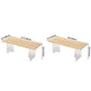 Minimalists Rectangle Khaki Dining Table Solid Wood Standard Dining Table for Kitchen Clearhalo ' dining_table' 'Dining Tables & Seating' 'Dining Tables' 'furn' 'furn_dining_table' 'Furniture' 'furniture_dining_table' 'Kitchen & Dining Furniture' 'kitchen&dining_furn' 'kitchen' 'kitchen_dining_table' 3642523
