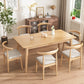 Rectangle 4 Legs Modern Dining Table Wood Color Fixed Table of Solid Wood Clearhalo ' dining_table' 'Dining Tables & Seating' 'Dining Tables' 'furn' 'furn_dining_table' 'Furniture' 'furniture_dining_table' 'Kitchen & Dining Furniture' 'kitchen&dining_furn' 'kitchen' 'kitchen_dining_table' 3642544