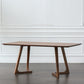 Contemporary Kitchen Standard Dining Table Solid Wood Rectangle Dining Table in Brown Clearhalo ' dining_table' 'Dining Tables & Seating' 'Dining Tables' 'furn' 'furn_dining_table' 'Furniture' 'furniture_dining_table' 'Kitchen & Dining Furniture' 'kitchen&dining_furn' 'kitchen' 'kitchen_dining_table' 3642555