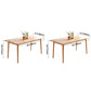 Rectangle Wood Color Dining Table Solid Wood Table Contemporary with 4 Legs Clearhalo ' dining_table' 'Dining Tables & Seating' 'Dining Tables' 'furn' 'furn_dining_table' 'Furniture' 'furniture_dining_table' 'Kitchen & Dining Furniture' 'kitchen&dining_furn' 'kitchen' 'kitchen_dining_table' 3642589