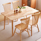 Rectangle Wood Color Dining Table Solid Wood Table Contemporary with 4 Legs Clearhalo ' dining_table' 'Dining Tables & Seating' 'Dining Tables' 'furn' 'furn_dining_table' 'Furniture' 'furniture_dining_table' 'Kitchen & Dining Furniture' 'kitchen&dining_furn' 'kitchen' 'kitchen_dining_table' 3642592