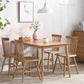 Rectangle Dining Table Modern Dinner Room Solid Wood Table with 4 Legs Base Natural Without Chairs Clearhalo ' dining_table' 'Dining Tables & Seating' 'Dining Tables' 'furn' 'furn_dining_table' 'Furniture' 'furniture_dining_table' 'Kitchen & Dining Furniture' 'kitchen&dining_furn' 'kitchen' 'kitchen_dining_table' 3642617