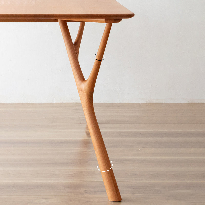 Contemporary Rectangle Dining Table Solid Wood Table with 4 Legs for Home Kitchen Dinner Clearhalo ' dining_table' 'Dining Tables & Seating' 'Dining Tables' 'furn' 'furn_dining_table' 'Furniture' 'furniture_dining_table' 'Kitchen & Dining Furniture' 'kitchen&dining_furn' 'kitchen' 'kitchen_dining_table' 3642631