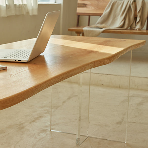 Rectangle Casual Dining Table Wood Color Fixed Table of Pine Solid Wood Clearhalo ' dining_table' 'Dining Tables & Seating' 'Dining Tables' 'furn' 'furn_dining_table' 'Furniture' 'furniture_dining_table' 'Kitchen & Dining Furniture' 'kitchen&dining_furn' 'kitchen' 'kitchen_dining_table' 3642642