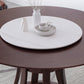 Modern Style Solid Wood Dining Table Brown Round Table with Pedestal Base Clearhalo ' dining_table' 'Dining Tables & Seating' 'Dining Tables' 'furn' 'furn_dining_table' 'Furniture' 'furniture_dining_table' 'Kitchen & Dining Furniture' 'kitchen&dining_furn' 'kitchen' 'kitchen_dining_table' 3642668