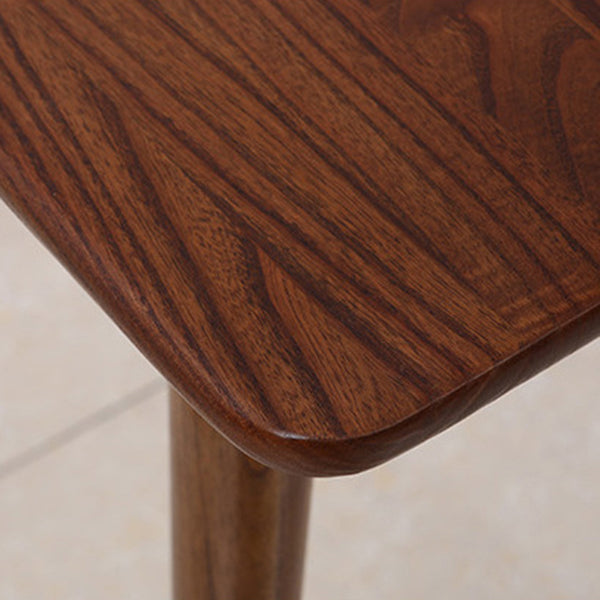 Contemporary Rectangle Dining Table Red gold sandalwood Solid Wood Table with 4 Legs Clearhalo ' dining_table' 'Dining Tables & Seating' 'Dining Tables' 'furn' 'furn_dining_table' 'Furniture' 'furniture_dining_table' 'Kitchen & Dining Furniture' 'kitchen&dining_furn' 'kitchen' 'kitchen_dining_table' 3642690