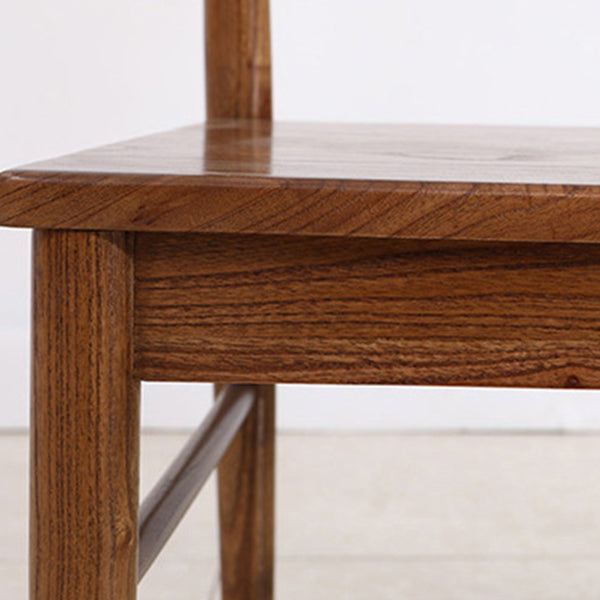 Contemporary Rectangle Dining Table Red gold sandalwood Solid Wood Table with 4 Legs Clearhalo ' dining_table' 'Dining Tables & Seating' 'Dining Tables' 'furn' 'furn_dining_table' 'Furniture' 'furniture_dining_table' 'Kitchen & Dining Furniture' 'kitchen&dining_furn' 'kitchen' 'kitchen_dining_table' 3642693