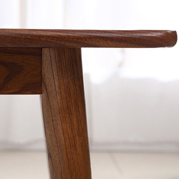 Contemporary Rectangle Dining Table Red gold sandalwood Solid Wood Table with 4 Legs Clearhalo ' dining_table' 'Dining Tables & Seating' 'Dining Tables' 'furn' 'furn_dining_table' 'Furniture' 'furniture_dining_table' 'Kitchen & Dining Furniture' 'kitchen&dining_furn' 'kitchen' 'kitchen_dining_table' 3642695