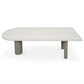 Irregular Pine Solid Wood Dining Table Modern White Top Island Table with 3 Legs Clearhalo ' dining_table' 'Dining Tables & Seating' 'Dining Tables' 'furn' 'furn_dining_table' 'Furniture' 'furniture_dining_table' 'Kitchen & Dining Furniture' 'kitchen&dining_furn' 'kitchen' 'kitchen_dining_table' 3642699