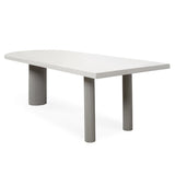 Irregular Pine Solid Wood Dining Table Modern White Top Island Table with 3 Legs Clearhalo ' dining_table' 'Dining Tables & Seating' 'Dining Tables' 'furn' 'furn_dining_table' 'Furniture' 'furniture_dining_table' 'Kitchen & Dining Furniture' 'kitchen&dining_furn' 'kitchen' 'kitchen_dining_table' 3642700