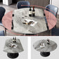 Modern Round Drop-Leaf Dining Table Sintered Stone Table with Pedestal Base,53.1"L x 33.5"W x 30"H Clearhalo ' dining_table' 'Dining Tables & Seating' 'Dining Tables' 'furn' 'furn_dining_table' 'Furniture' 'furniture_dining_table' 'Kitchen & Dining Furniture' 'kitchen&dining_furn' 'kitchen' 'kitchen_dining_table' 3642712
