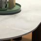 Modern Style Sintered Stone Dinner Room Kitchen Table White Table with Wooden Base Clearhalo ' dining_table' 'Dining Tables & Seating' 'Dining Tables' 'furn' 'furn_dining_table' 'Furniture' 'furniture_dining_table' 'Kitchen & Dining Furniture' 'kitchen&dining_furn' 'kitchen' 'kitchen_dining_table' 3642730