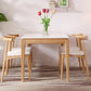 Rectangle Home Dining Table Simplicity Dinner Room Sintered Stone Table with 4 Wood Legs Clearhalo ' dining_table' 'Dining Tables & Seating' 'Dining Tables' 'furn' 'furn_dining_table' 'Furniture' 'furniture_dining_table' 'Kitchen & Dining Furniture' 'kitchen&dining_furn' 'kitchen' 'kitchen_dining_table' 3642767