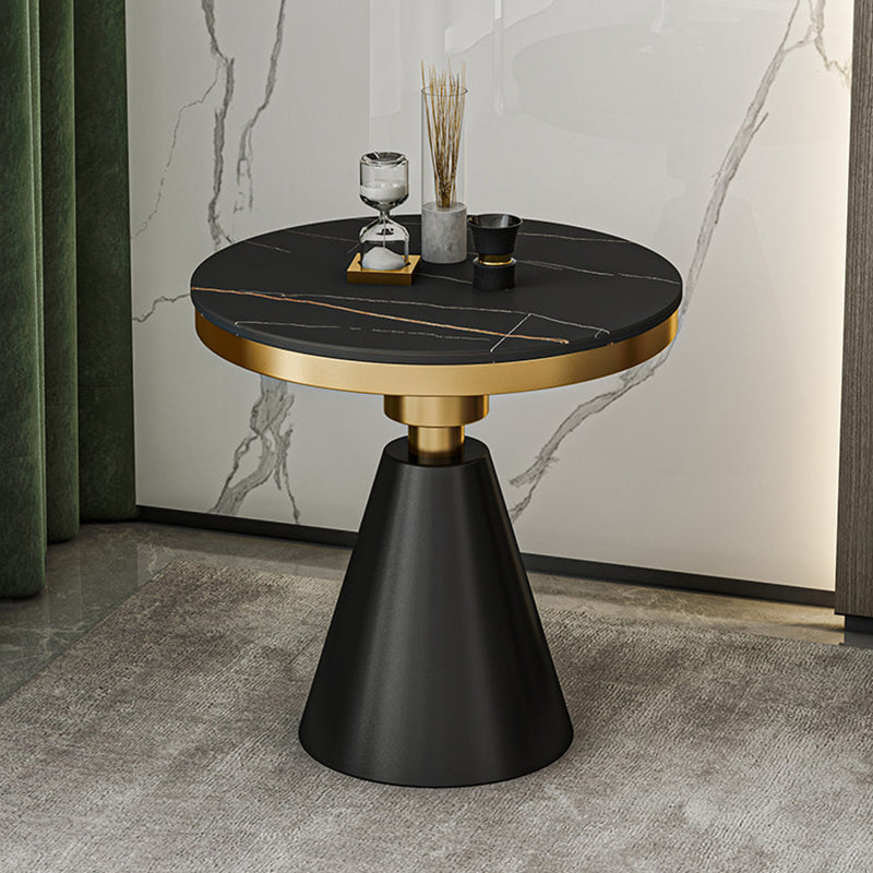 Modern Style Sintered Stone Dining Table Round Table with Pedestal Base Clearhalo ' dining_table' 'Dining Tables & Seating' 'Dining Tables' 'furn' 'furn_dining_table' 'Furniture' 'furniture_dining_table' 'Kitchen & Dining Furniture' 'kitchen&dining_furn' 'kitchen' 'kitchen_dining_table' 3642782