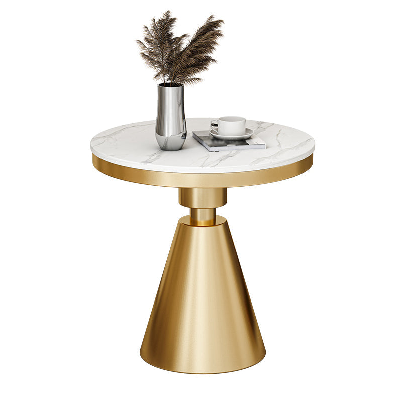 Modern Style Sintered Stone Dining Table Round Table with Pedestal Base Clearhalo ' dining_table' 'Dining Tables & Seating' 'Dining Tables' 'furn' 'furn_dining_table' 'Furniture' 'furniture_dining_table' 'Kitchen & Dining Furniture' 'kitchen&dining_furn' 'kitchen' 'kitchen_dining_table' 3642786