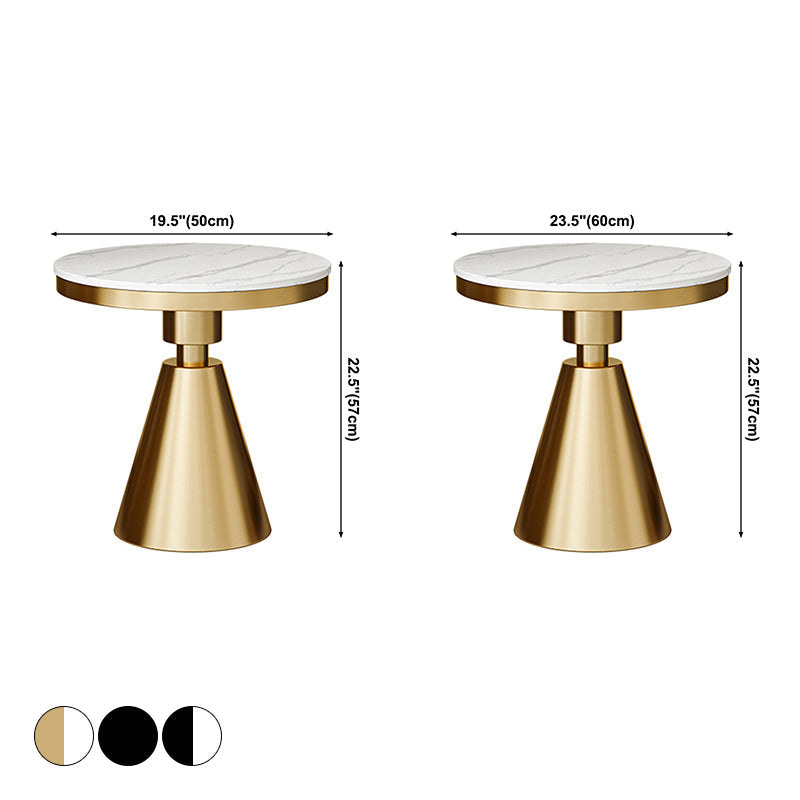 Modern Style Sintered Stone Dining Table Round Table with Pedestal Base Clearhalo ' dining_table' 'Dining Tables & Seating' 'Dining Tables' 'furn' 'furn_dining_table' 'Furniture' 'furniture_dining_table' 'Kitchen & Dining Furniture' 'kitchen&dining_furn' 'kitchen' 'kitchen_dining_table' 3642788