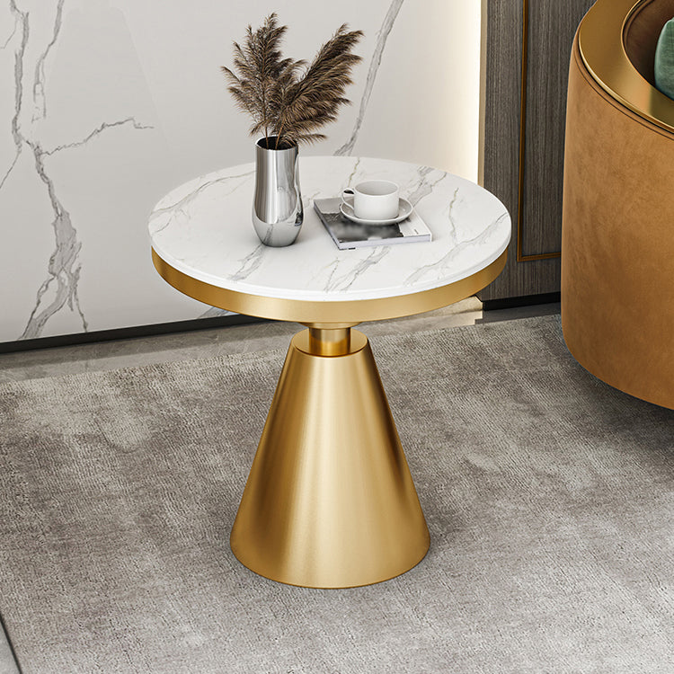 Modern Style Sintered Stone Dining Table Round Table with Pedestal Base Clearhalo ' dining_table' 'Dining Tables & Seating' 'Dining Tables' 'furn' 'furn_dining_table' 'Furniture' 'furniture_dining_table' 'Kitchen & Dining Furniture' 'kitchen&dining_furn' 'kitchen' 'kitchen_dining_table' 3642789