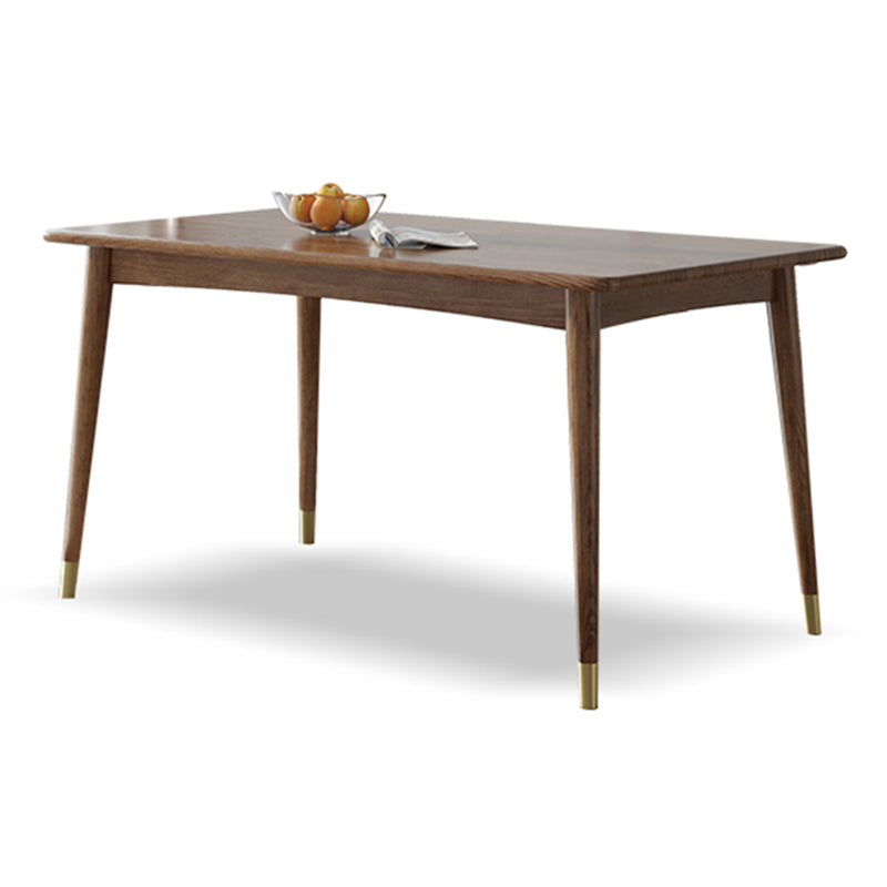 Contemporary Standard Brown Dining Table Solid Wood Rectangle Dining Table for Kitchen Without Chairs Clearhalo ' dining_table' 'Dining Tables & Seating' 'Dining Tables' 'furn' 'furn_dining_table' 'Furniture' 'furniture_dining_table' 'Kitchen & Dining Furniture' 'kitchen&dining_furn' 'kitchen' 'kitchen_dining_table' 3642804