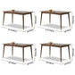 Contemporary Standard Brown Dining Table Solid Wood Rectangle Dining Table for Kitchen Clearhalo ' dining_table' 'Dining Tables & Seating' 'Dining Tables' 'furn' 'furn_dining_table' 'Furniture' 'furniture_dining_table' 'Kitchen & Dining Furniture' 'kitchen&dining_furn' 'kitchen' 'kitchen_dining_table' 3642807