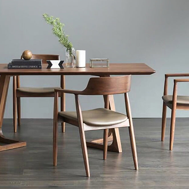 Rectangle Double Pedestal Home Furniture Pine Solid Wood Dining Room Collection Clearhalo ' dining_table' 'Dining Tables & Seating' 'Dining Tables' 'furn' 'furn_dining_table' 'Furniture' 'furniture_dining_table' 'Kitchen & Dining Furniture' 'kitchen&dining_furn' 'kitchen' 'kitchen_dining_table' 3642865